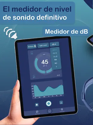 Screenshot 1 Sonómetro - Medidor Decibelios iphone