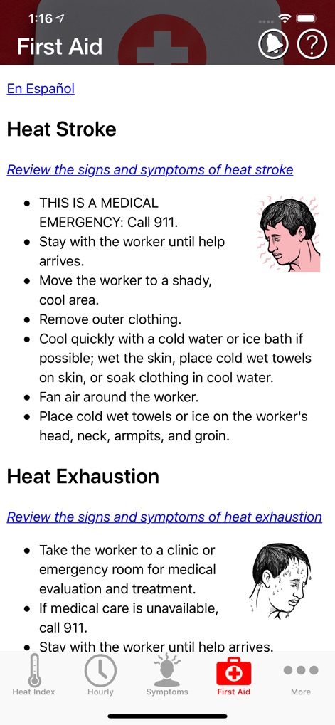 OSHA-NIOSH Heat Safety Tool - Weather App | MWM