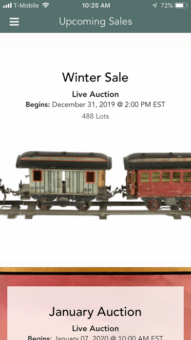 Thomaston Auction Screenshot