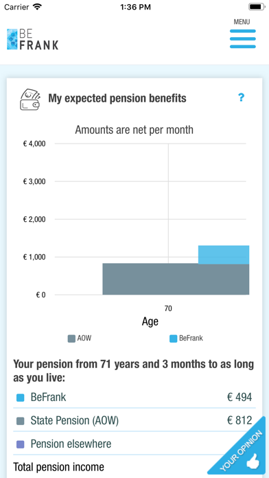 BeFrank - My Pension Screenshot