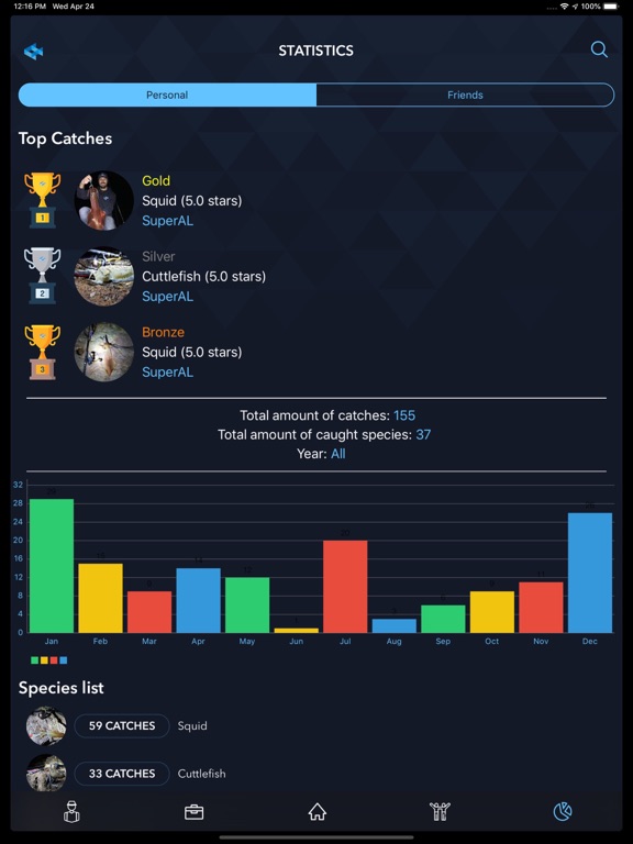 Screenshot #5 pour WeFish | Fishing Activity