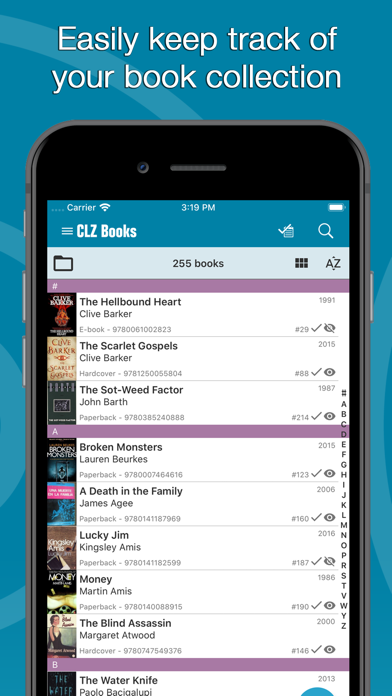 CLZ Books - Book Database Screenshot