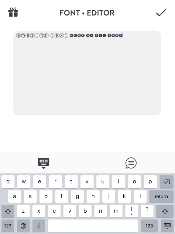 Screenshot #4 pour Fonts Editor - Fonts Keyboard