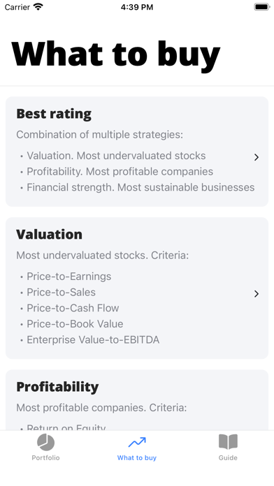 Screenshot #2 pour Kappa: Stocks screener