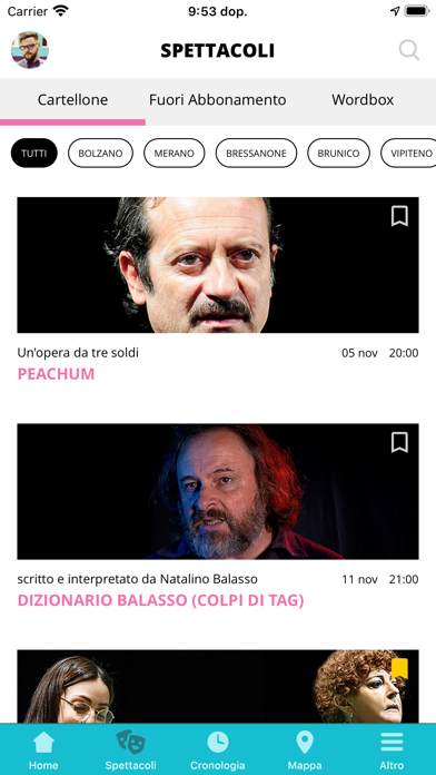 Teatro Stabile di Bolzano Screenshot