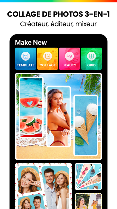 Screenshot #1 pour Collage Photos - Collageable