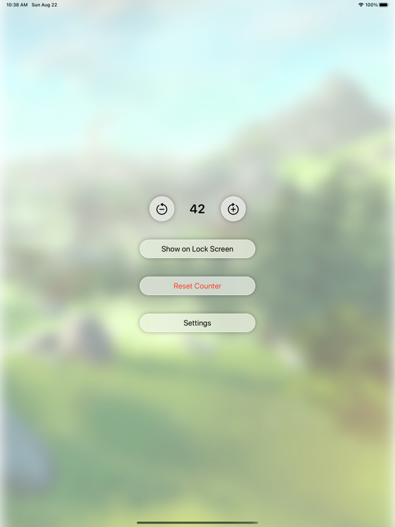 Screenshot #4 pour Voice Counter on Lock Screen