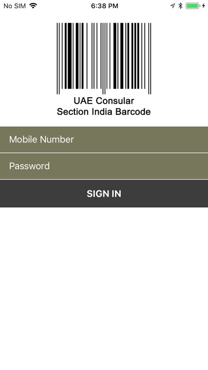 UAE Conular section barcode