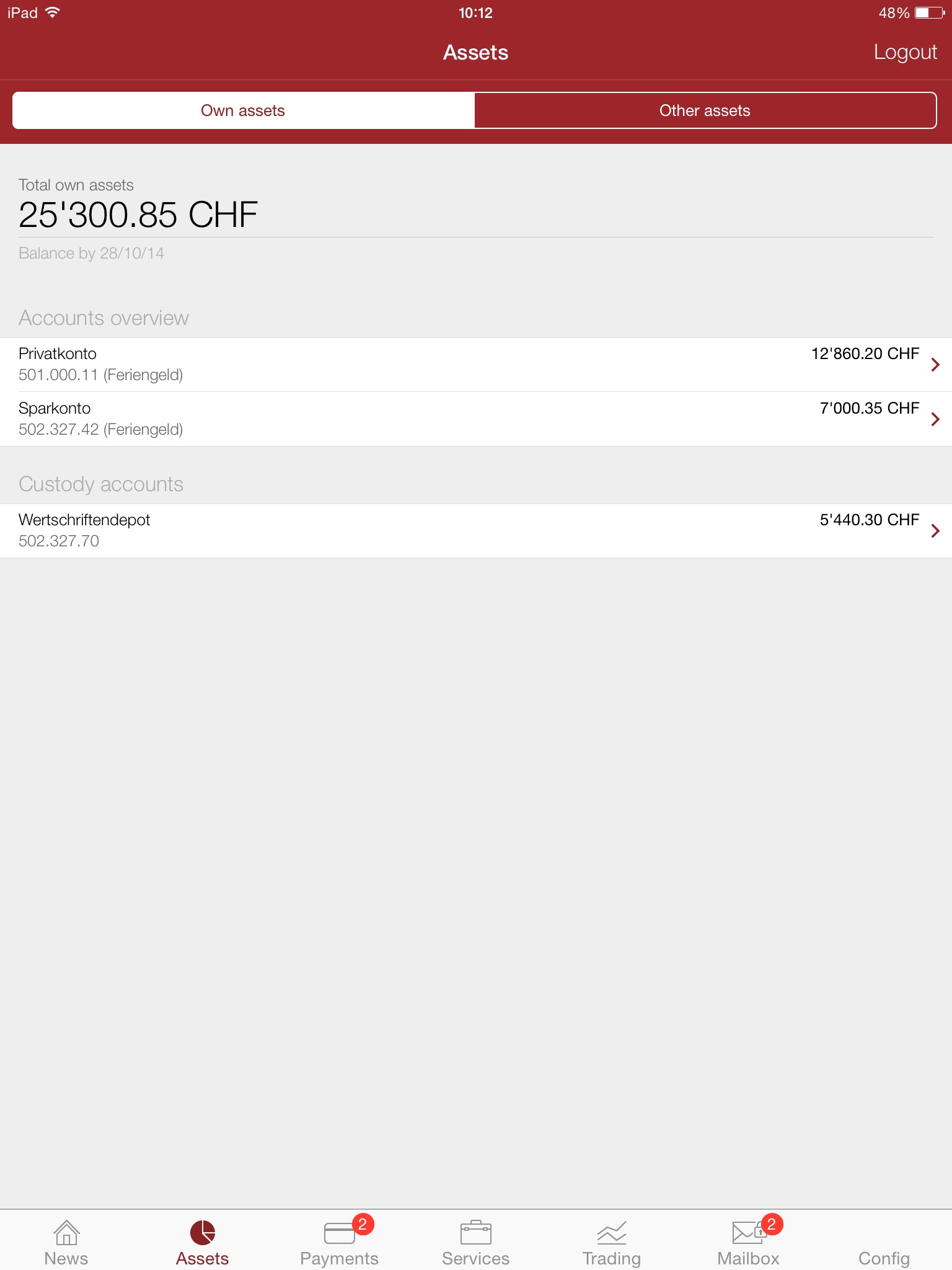 Spar- und Leihkasse Frutigen screenshot 2