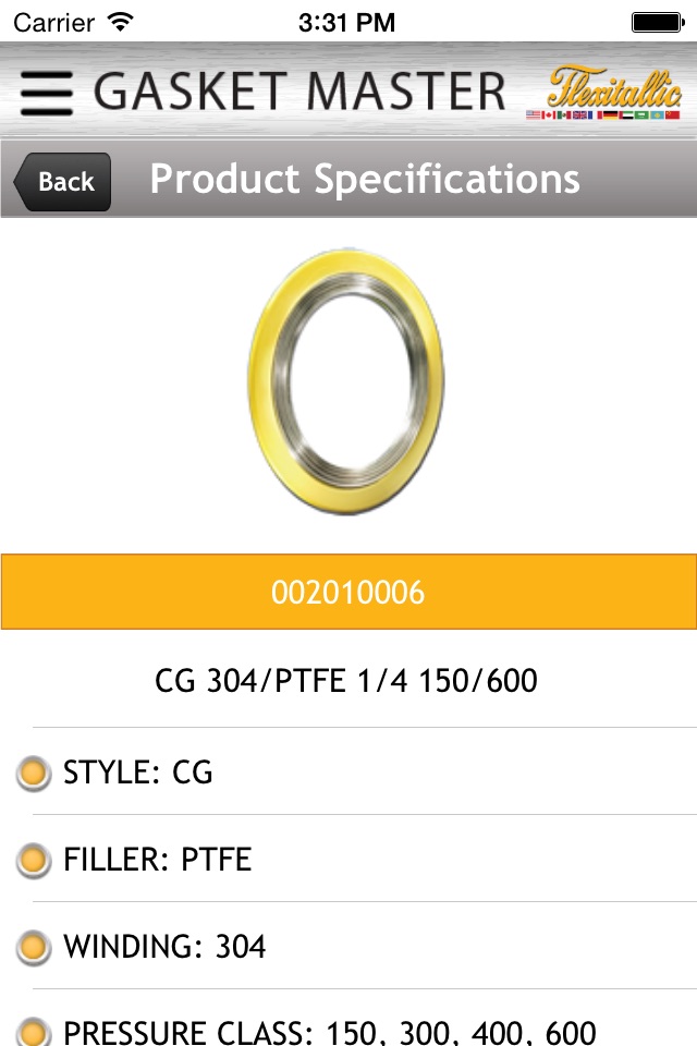 Gasket Master Flexitallic screenshot 2