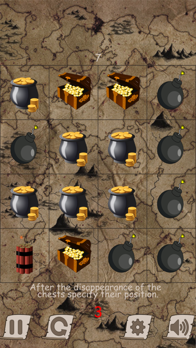 Treasure Island Memory Trainer Screenshot