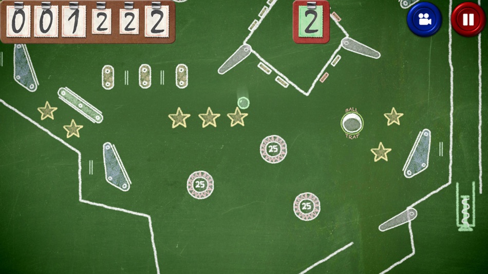 #5. Chalkboard Pinball (iOS) Bởi: Pangea Software, Inc.