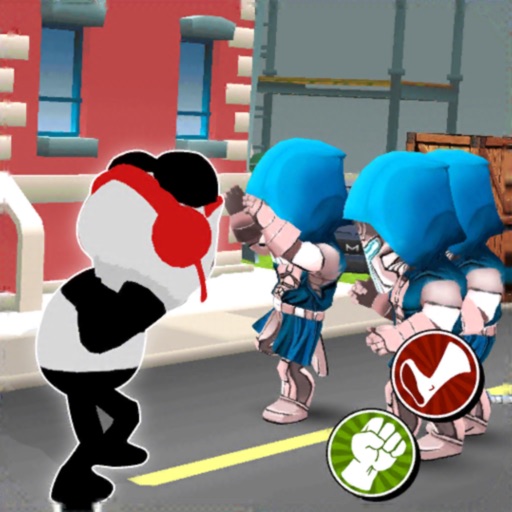 Combo Street Fight Panda iOS App