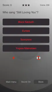 who sang the song? - metal iphone screenshot 2