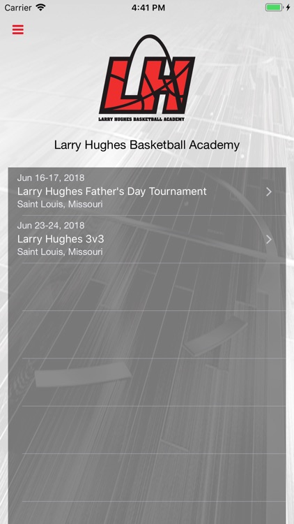 Larry Hughes Basketball Events