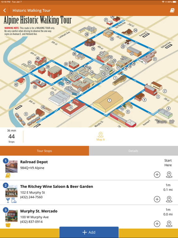 Visit Alpine Texas! iPad screenshot 8 - Travel app