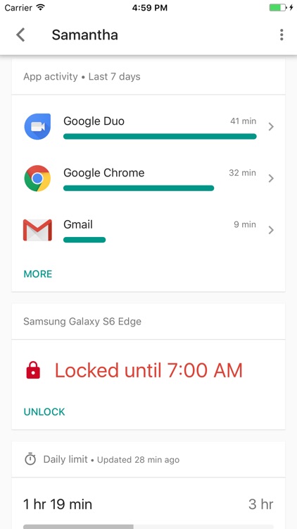 Google Family Link for parents