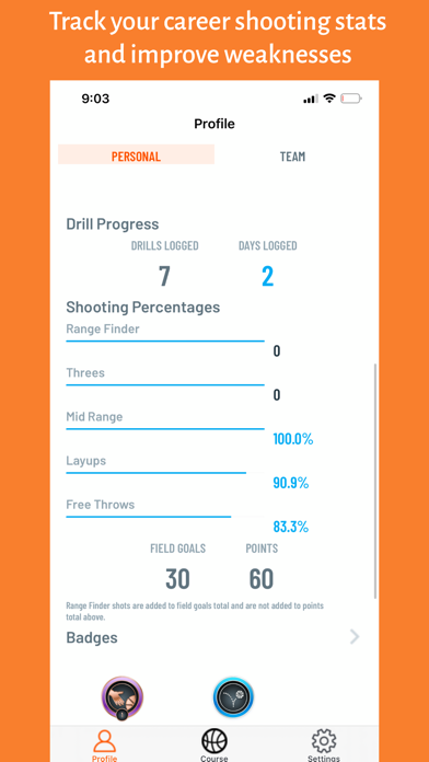 Blueprint Athletes Basketball Screenshot