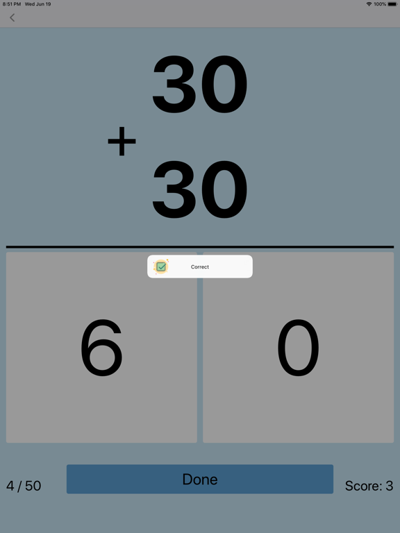 Number writing practice math 1 iPad screenshot 8 - Education app
