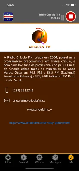 Game screenshot Rádio Crioula FM apk