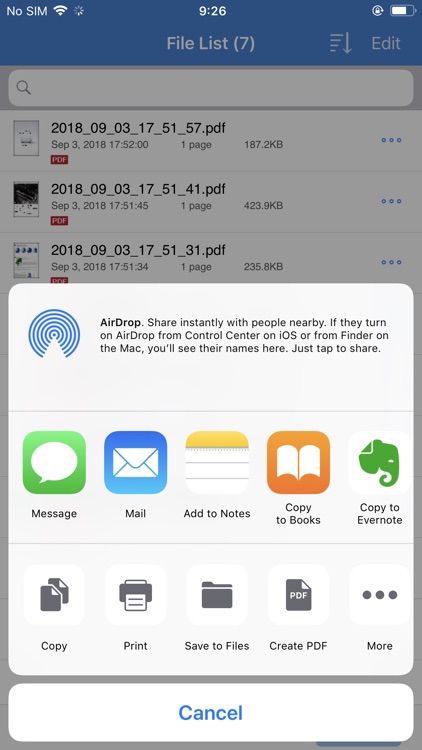 ScanSnap Connect Application