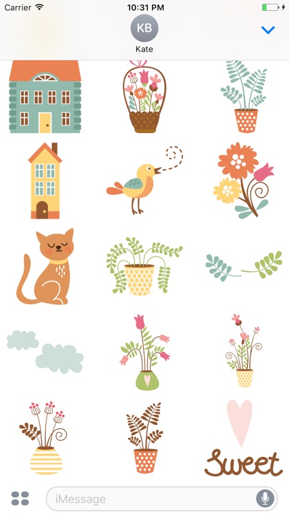 Gardening Sweet Home Stickers