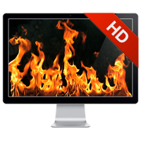 Fireplace Live HD+ Screensaver logo