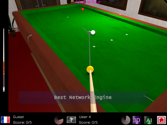 Carom Billiards iPad screenshot
