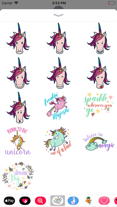 Magical Unicorn Stickers screenshot 4