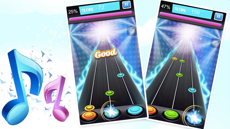 滚动的音符 - 节奏打点大师动作闯关小游戏