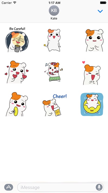 Animated Hamster In Summer