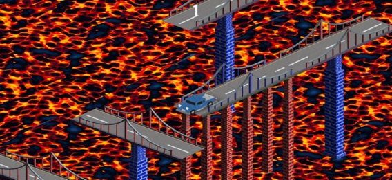 Lava Car Racing Challengeのおすすめ画像1