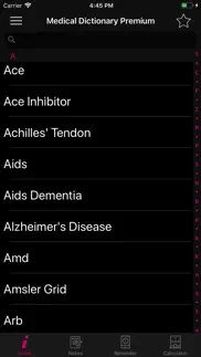 medical dictionary premium iphone screenshot 2