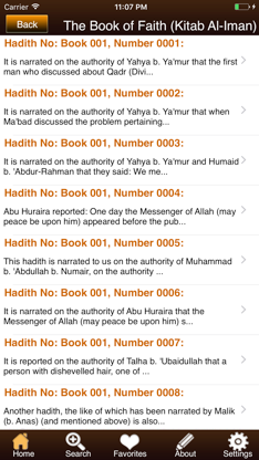 Sahih Muslim. screenshot 2