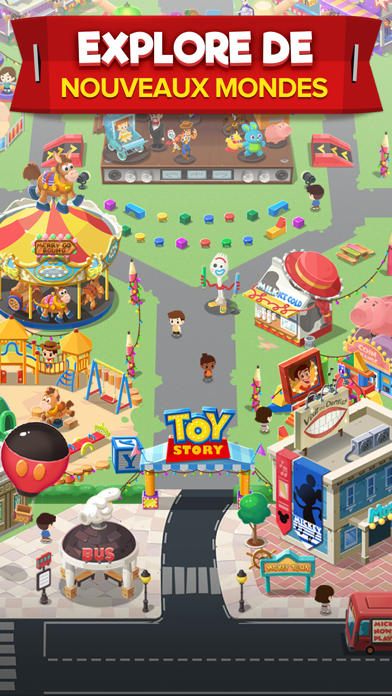 Screenshot #1 pour Disney Pop Town! Match 3 Games