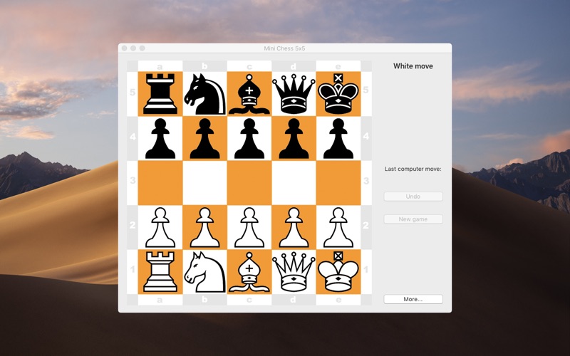 How to cancel & delete mini chess 5x5 1