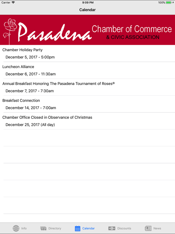 Screenshot #6 pour Pasadena Chamber