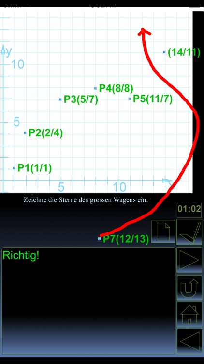 mathapp LU6 Koordinaten