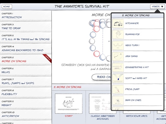 Animator's Survival Kit Sample iPad app afbeelding 2