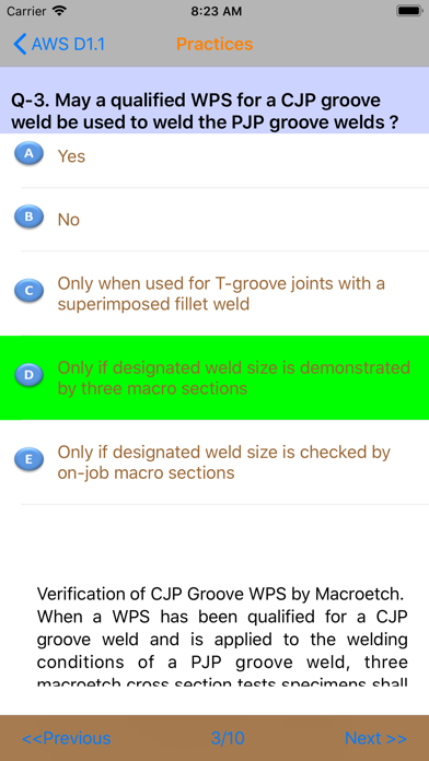 Screenshot #3 pour AWS D1.1 Practices