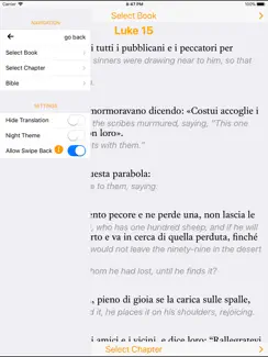 Italian-English Bible iPad image 4