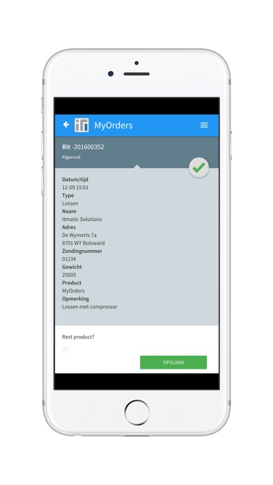MyOrders Screenshot
