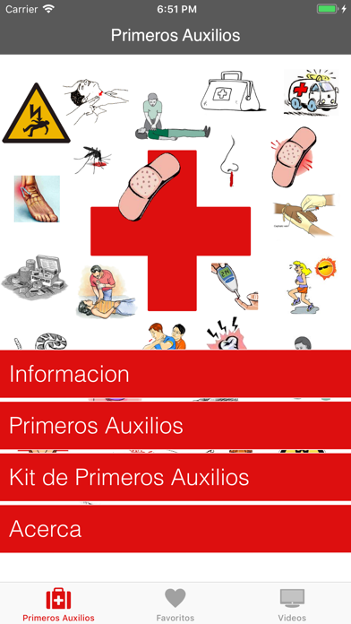 SOS First Aid Captura de pantalla de la aplicación