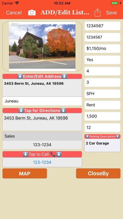 Real Estate List