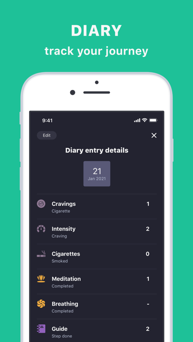 Quit Smoking Today - quitcy Screenshot