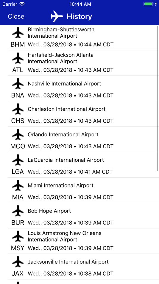 #4. Airport Bingo! (iOS) By: iStuff