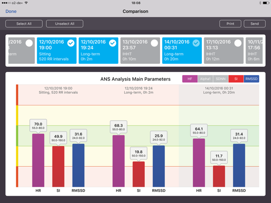 ANS Analysis iPad screenshot 9 - Medical app