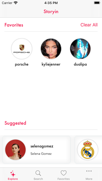 Screenshot #1 pour Storyin - Watch & View Stories