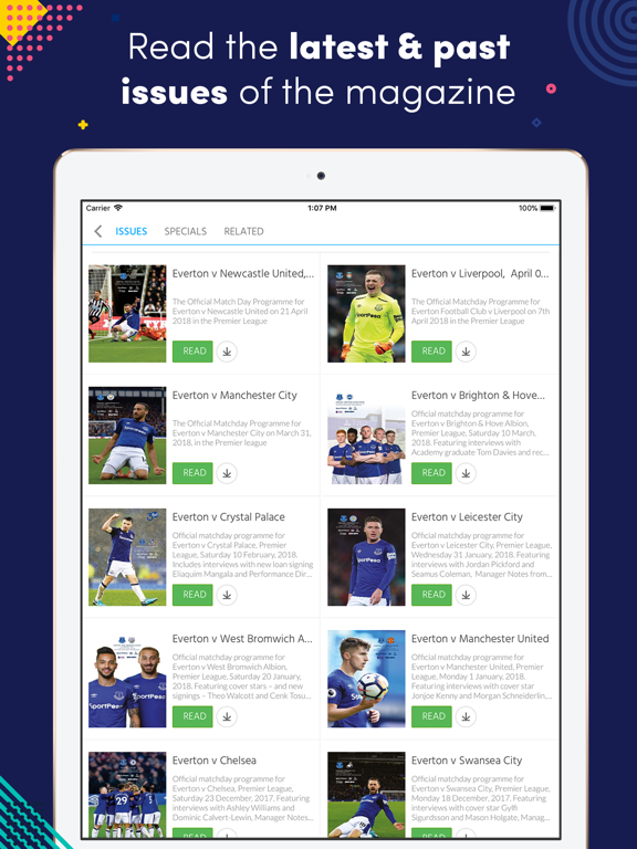 Screenshot #4 pour Everton Programmes