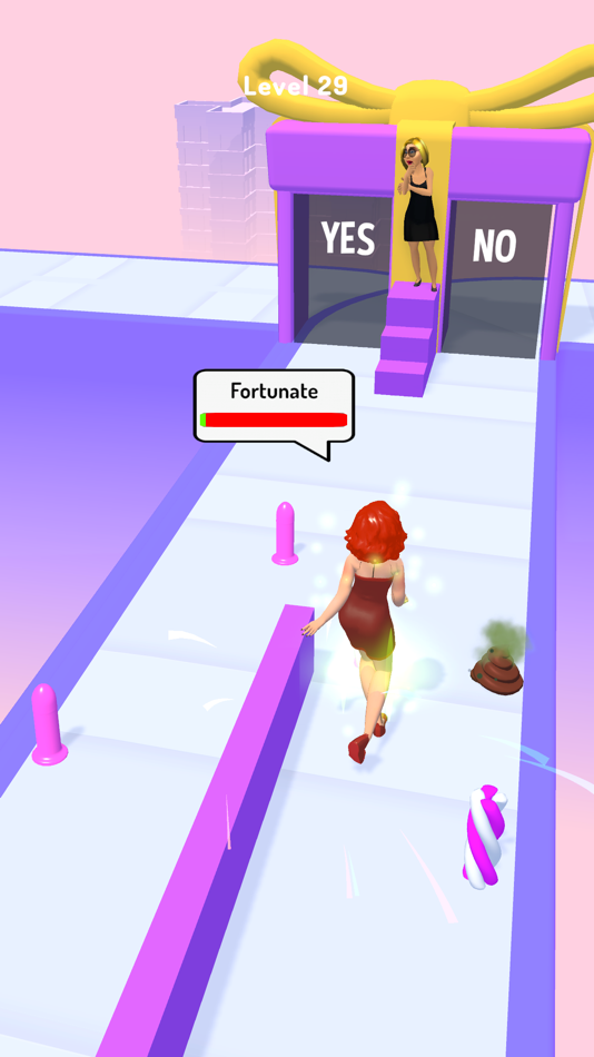 #2. Yes or No Run 3D (iOS) 由: Rooster Games